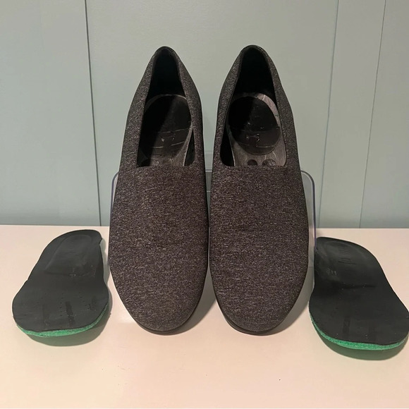 ECCO Felicia Women's Size EU 42 (US 11/11 1/2) Gray Stretch Slip On Wedge Shoes. - Picture 9 of 12